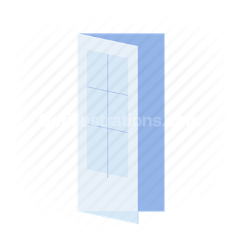 open window door, door, house, real estate, architecture